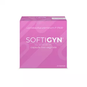 Softigyn, min. 100.000.000 UFC, 6 capsule moi vaginale, Meditrina Pharmaceuticals