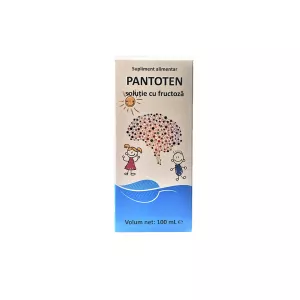 Solutie cu fructoza Pantoten, 100 ml, VitaPharm