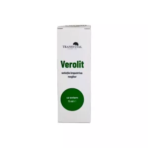 Solutie impotriva negilor Verolit, 5 ml, Transvital