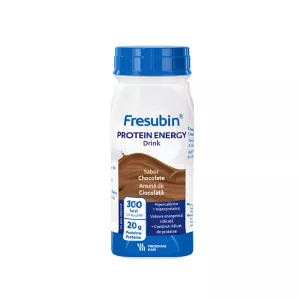 Solutie nutritiva orala cu valoare energetica ridicata, continut ridicat de proteine si aroma de ciocolata Fresubin Protein Energy, 4 x 200 ml, Fresenius Kabi
