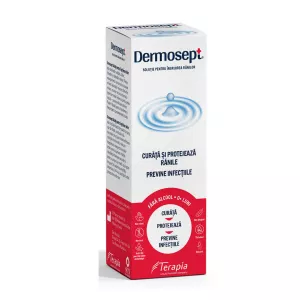 Solutie pentru ingrijirea ranilor Dermosept, 60 ml, Terapia SA