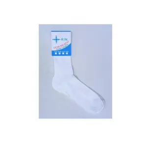 Sosete fara elastic, alb, Dr.Hu