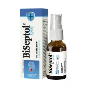 Spray cu Echinacea si Albastru de Metilen BiSeptol, 20 ml, Dacia Plant