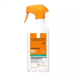 Spray fara parfum cu protectie solara SPF 50+ Anthelios Family, 300 ml, La Roche Posay