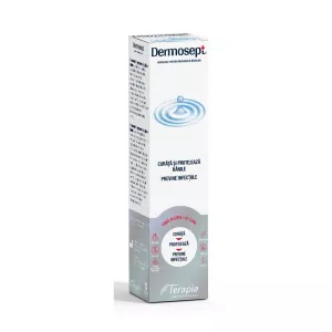 Spray hydrogel pentru ingrijirea ranilor Dermosept, 150 ml, Terapia SA