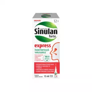Spray nazal Sinulan Express Forte, 15ml, Walmark