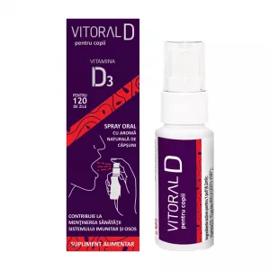 Spray oral pentru copii Vitoral D, 25 ml, Vitalogic