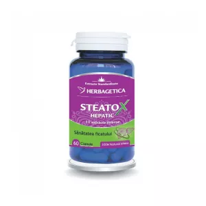 Steatox Hepatic, 60 capsule, Herbagetica