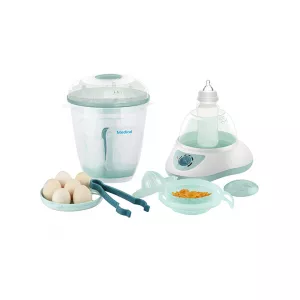 Sterilizator biberoane si tetine 5 in 1-incalzitor, fierbe la aburi, decongelare si storcator de fructe manual, PM-221, Perfect Medical