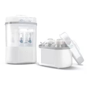 Sterilizator electric digital cu uscator biberoane si accesorii mici, 0 luni+, Chicco
