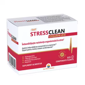 Stressclean Complex, 60 comprimate filmate, Sun Wave Pharma