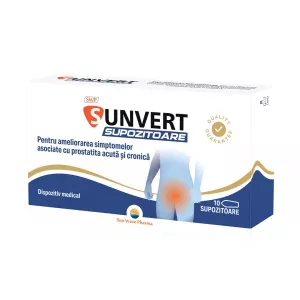 SunVert, 10 supozitoare, Sun Wave Pharma
