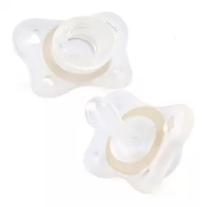 Suzeta Physioforma mini-soft, fluorescenta, 2 bucati/set, 2-6 luni+, Chicco