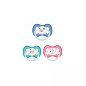 Suzeta ortodontica din silicon "Bunny&Company" 6-18 luni, 23/272, Canpol