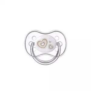 Suzeta silicon cireasa 0-6 luni, alba, 22/562, Canpol