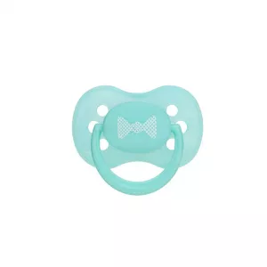 Suzeta silicon rotunda PASTELOVE turcoaz, 6-18 luni, 22/423 , Canpol