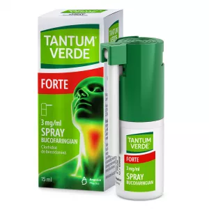 Tantum verde forte spray bucofaringian, 3 mg/ml, 15 ml, Angelini