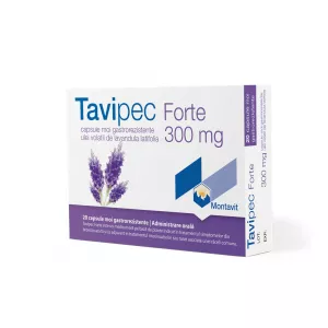 Tavipec Forte, 300 mg, 20 capsule moi gastrorezistente, Montavit