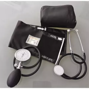 Tensiometru aneroid tip palm cu stetoscop, Dr. Life