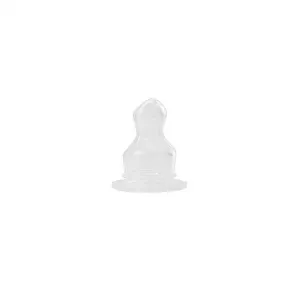 Tetina ortodontica M din silicon pentru lapte, 0-24 luni, 15302, Baby Nova