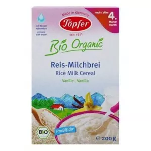 TOPFER CEREALE OREZ LAPTE+VANILIE 200GR