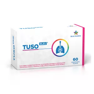Tuso bleu, 60 comprimate, Bleu Pharma
