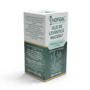 Ulei de Levantica macerat, 60 capsule moi, Hofigal