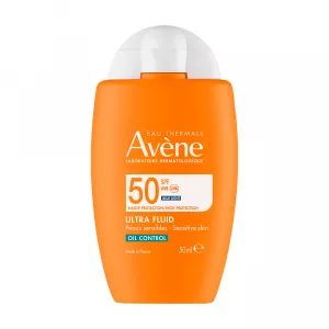 Ultra-Fluid cu protectie solara SPF 50+ Oil Control, 50 ml, Avene
