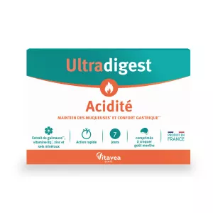 Ultradigest Acidite, 14 tablete masticabile, Vitavea