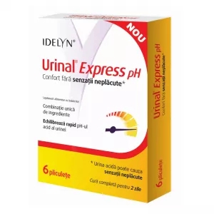 Urinal Express pH, 6 plicuri, Walmark