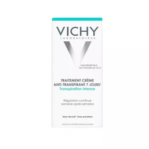 Deodorant crema tratament impotriva transpiratiei abundente cu eficacitate 7 zile, 30 ml, Vichy