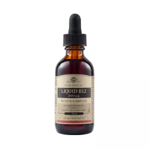 Vitamina B12 lichida sublinguala 2000 mcg, 59 ml, Solgar
