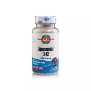Vitamina B12 Liposomal Kal, 2500 mcg, 30 capsule vegetale, Secom