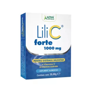 Vitamina C 1000 mg Lili C Forte, 30 comprimate, Adya Green Pharma