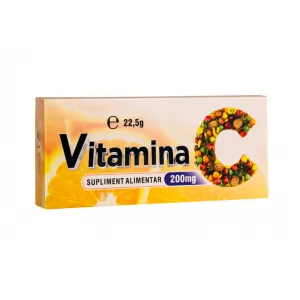 Vitamina C 200 mg,  30 de comprimate, Adya Green Pharma