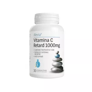 Vitamina C Retard 1000mg, 30 comprimate filmate, Alevia