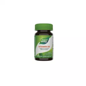 Vitamina D3 2000 UI Nature's Way, 30 capsule, Secom