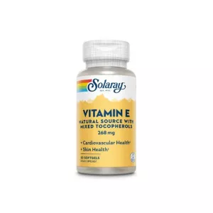 Vitamina E Solaray, 400UI, 50 capsule, Secom