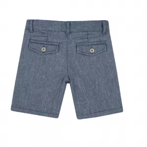 Pantaloni scurti copii Chicco din in, albastru, 00483, 104