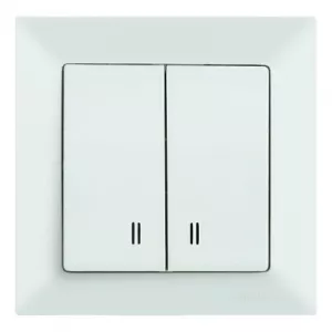COMUTATOR ST LED CANDELA ALB