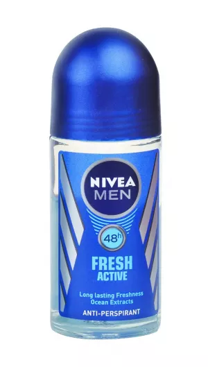 NIVEA FOR MEN DEO ROLL-ON FRESH ACTIVE 50ML-82808 # 6 buc