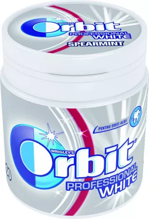 ORBIT PROFESSIONAL WHITE SPEARMINT 60BUC 84G # 6 buc