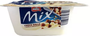 IAURT CHOCO BALLS MIX MULLER 130G