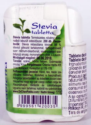 INDULCITOR STEVIA 200 TABLETE 11G