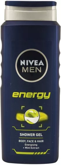 NIVEA FOR MEN GEL DE DUS ENERGY 500ML-80786