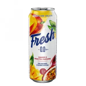 BERE BLONDA FARA ALCOOL CU AROMA MANGO&FRUCTUL PASIUNII FRESH DOZA 500ML