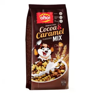 BILUTE DE CEREALE CU CACAO SI CARAMEL OHO 175G