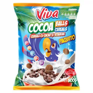 CEREALE COCOA BALLS VIVA 500G # 7 buc