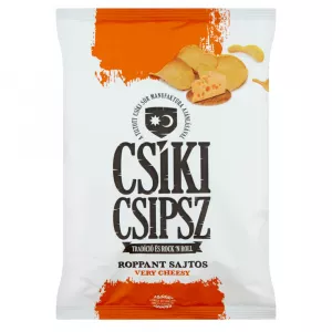 CHIPS DIN CARTOFI CU GUST DE CASCAVAL CSIKI CSIPSZ 250G