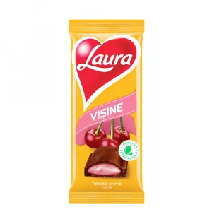 CIOCOLATA CU CREMA DE VISINE LAURA 92G